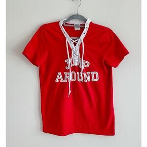 NWOT PINK Victoria's Secret Small Oversized Lace Up Shirt